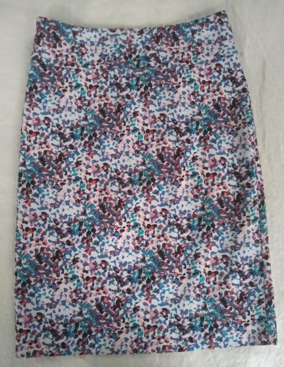 Margaret M Women Skirt Small Floral Straight Pencil